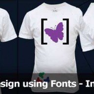 Create T-shirt Design using Fonts