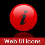 Freebie : Red Glossy Web UI Icons
