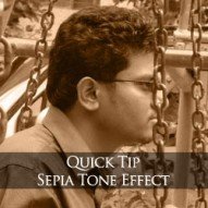 Quick tip: Create Sepia tone in 2 steps