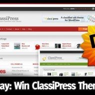 Giveaway Day5: Win Classipress Theme(x3)