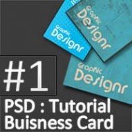 PSD Tutorial: Design a Dirty Business card