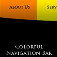 Photoshop: How to Create Colourful Navigation Bar