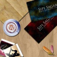 Tutorial: How to create a nebula background business card