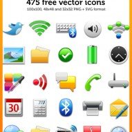 Download 475 Premium Quality Icons for Designers