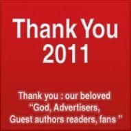 Editor’s Note: Thank you 2011 and our Advertisers, Guest Author, Readers and Fans