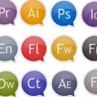 Freebies: 2012 Adobe Master Collection Original Sticker Icons