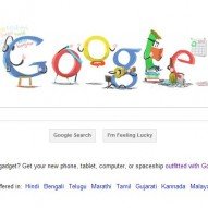 Today’s 2012 First Google Doodle ” New Year’s Day “