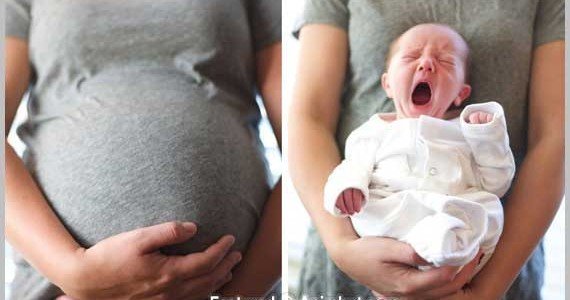 Picture of the day #2 Before and After baby Born