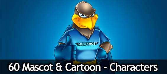 60 Cute Mascot Characters