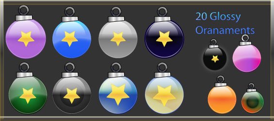 Christmas Ornaments | Vector Pack #1