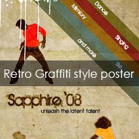 PS Tutorial: Create a graffiti retro style poster