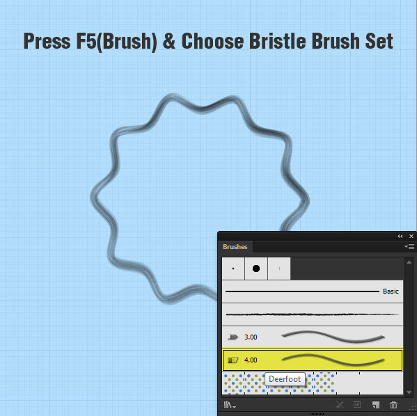 Bristel Brush in Illustrator CS6