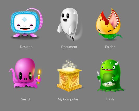 monsters 7 mostroworld icons