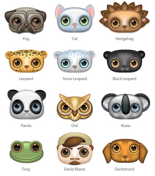 zoom_eyes Icons with big eyes