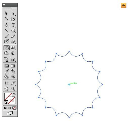 keep the cursor point if the rotae tool @ center