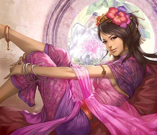 Zhang-Chun-Hua anime style artwork