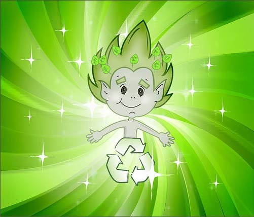 green greem human mascot