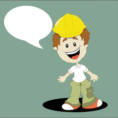 worker human mascot