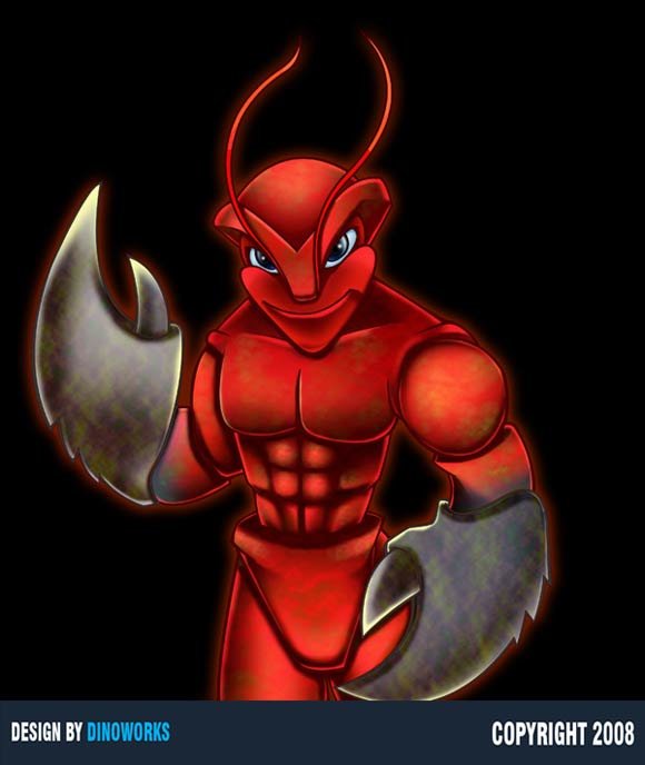 Red mascot | animhut Design by Dinoworks