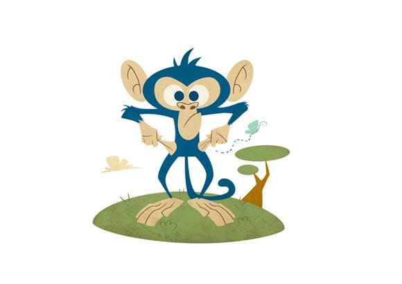 monkey illustration monkey illustration1