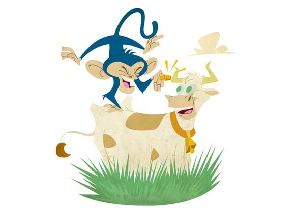 monkey illustration4 another coin found !