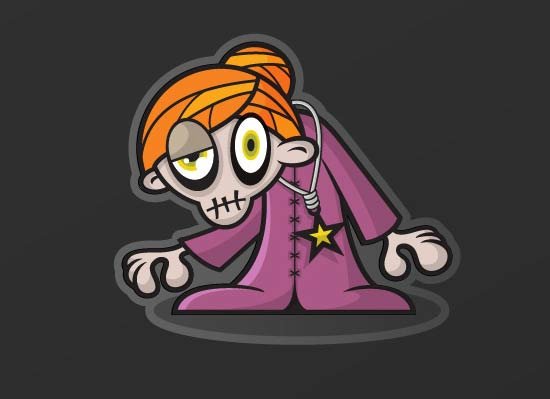 grandma mascot | illustration mascot mascot