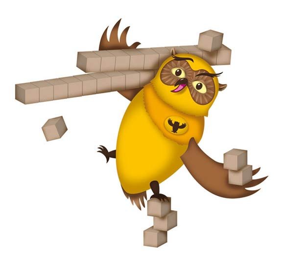 owl slips down