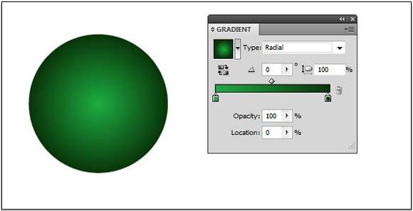 step1-a Fill the circle with gradient