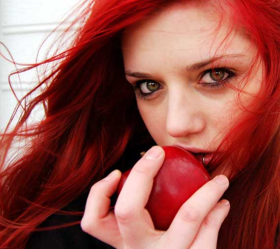 Attractive Red Hair Model Photography