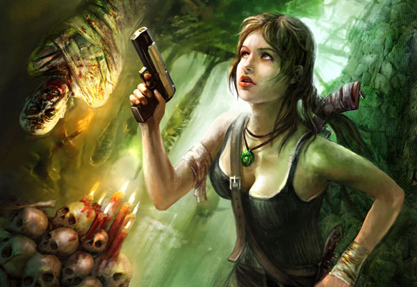 Tomb Raider Reborn epic illustrations