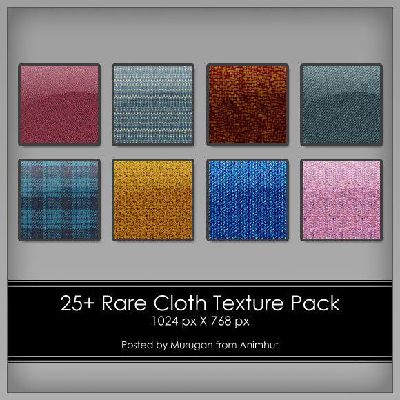 preview01 Freebie: 25+ Rare Cloth Texture pack