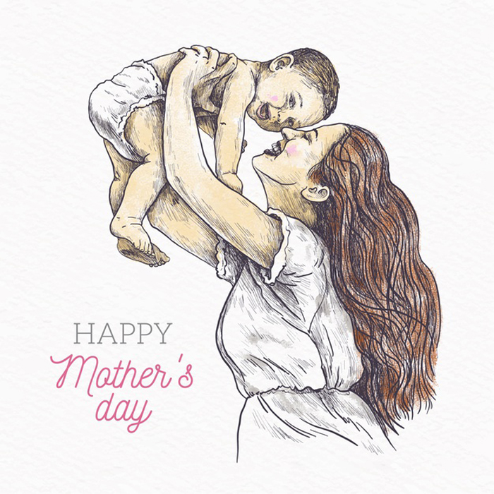 mother s day hand drawn design 23 2148492639 Download Free Templates for Mother's Day [Photoshop & Illustrator Files]